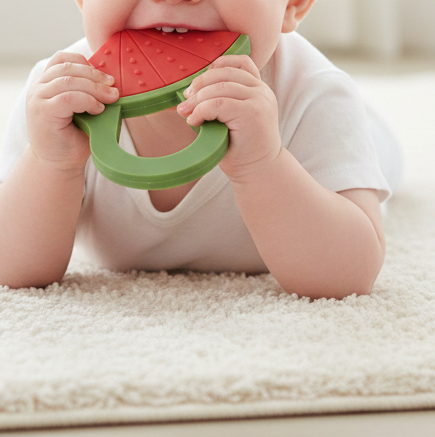 Non-Toxic Watermelon Silicone Baby Teether