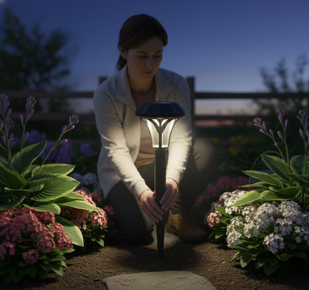 Solar Garden Led Light (Pack Of 1 Pc)
