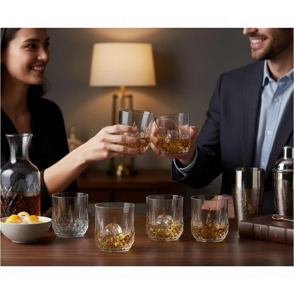 Heavy Duty Transparent Glasses Set