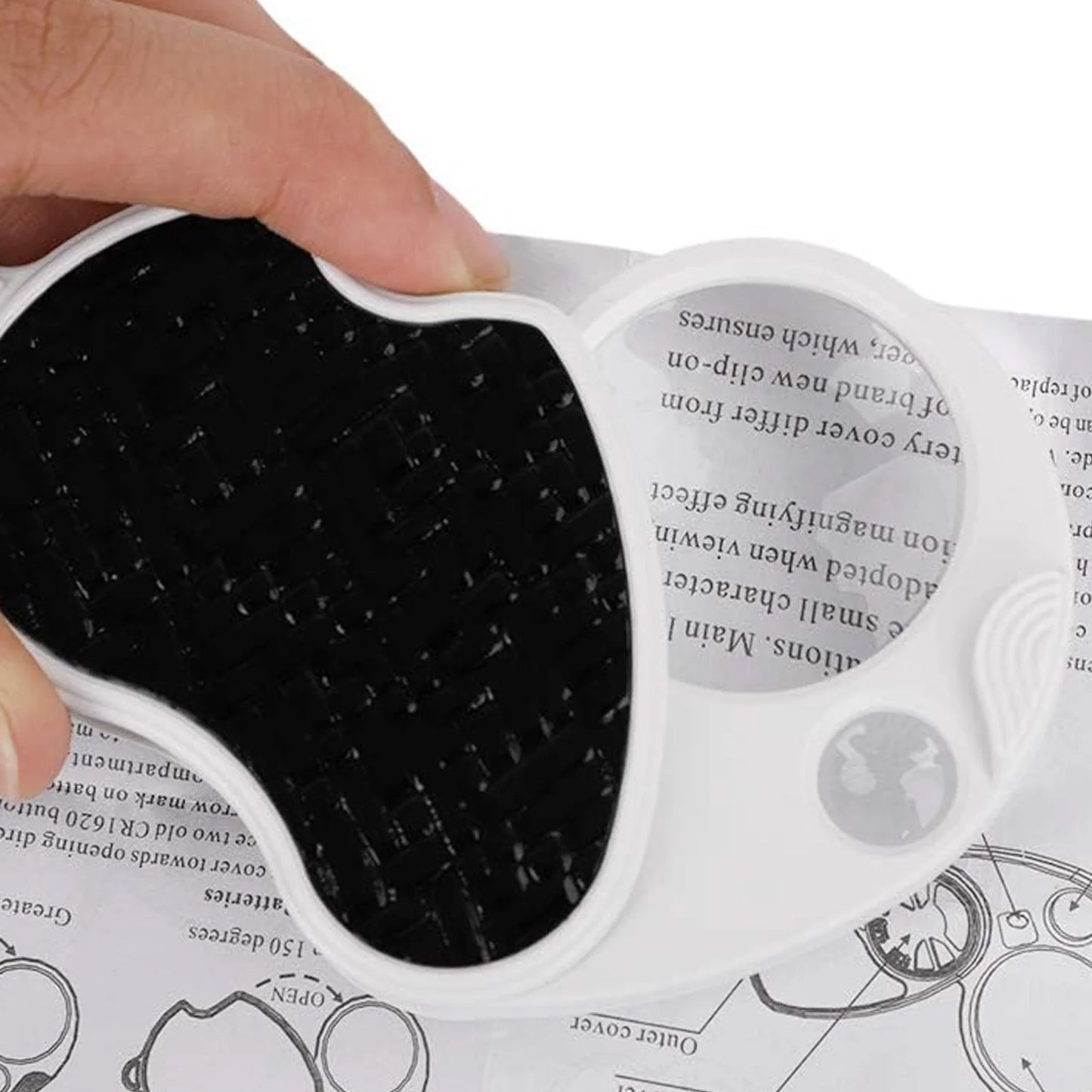 Double-magnification Led Magnifiers With Light (1 Pc Small)