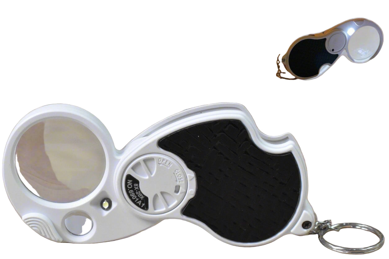 Double-magnification Led Magnifiers With Light (1 Pc Small)