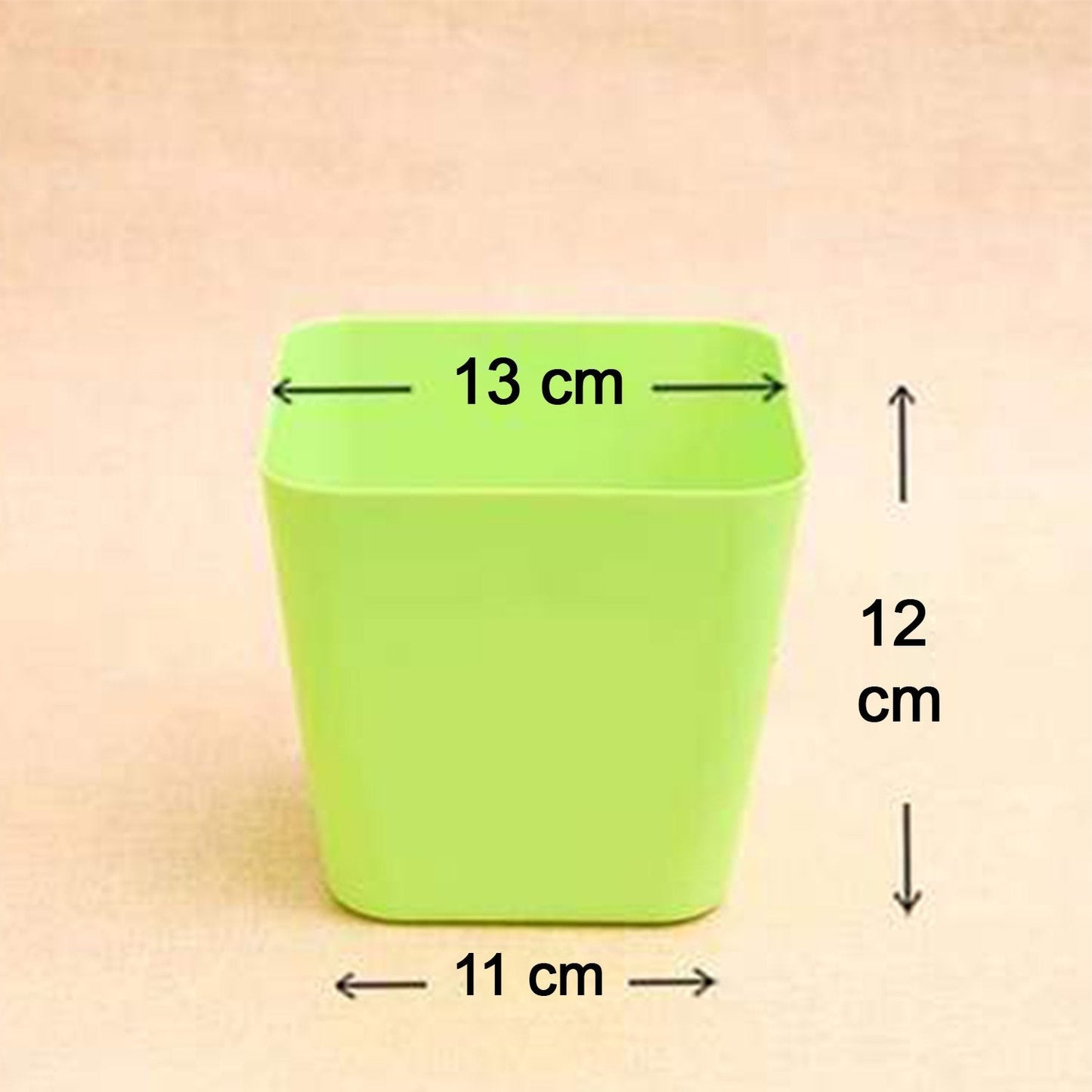 Flower Pots Square Shape For Indooroutdoor Gardening