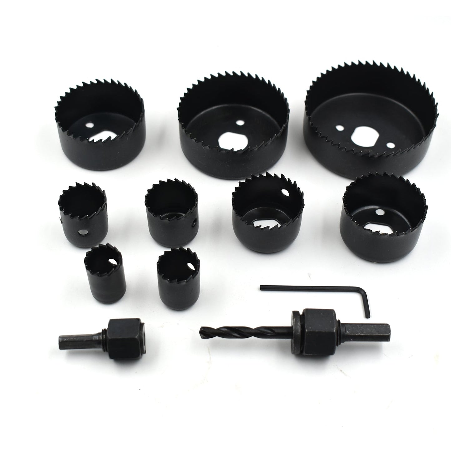 12 Pc Hole Saw Kit