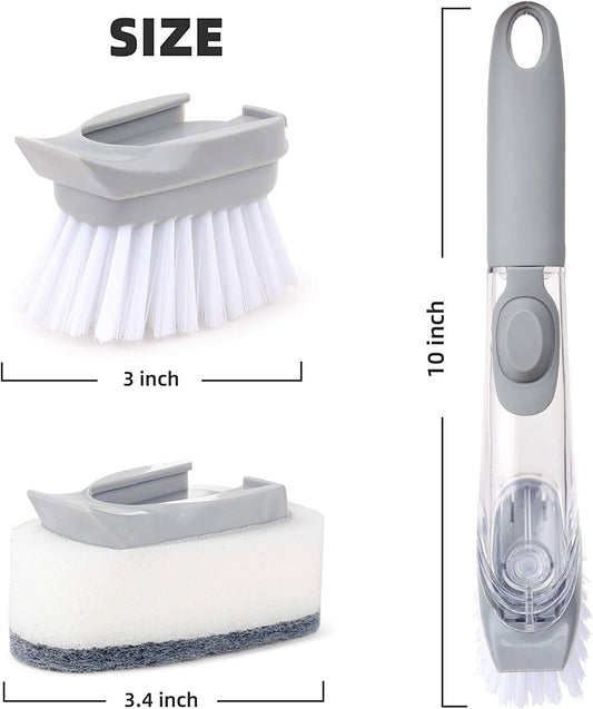 Automatic Liquid Soap Dispenser Dish Brush.
