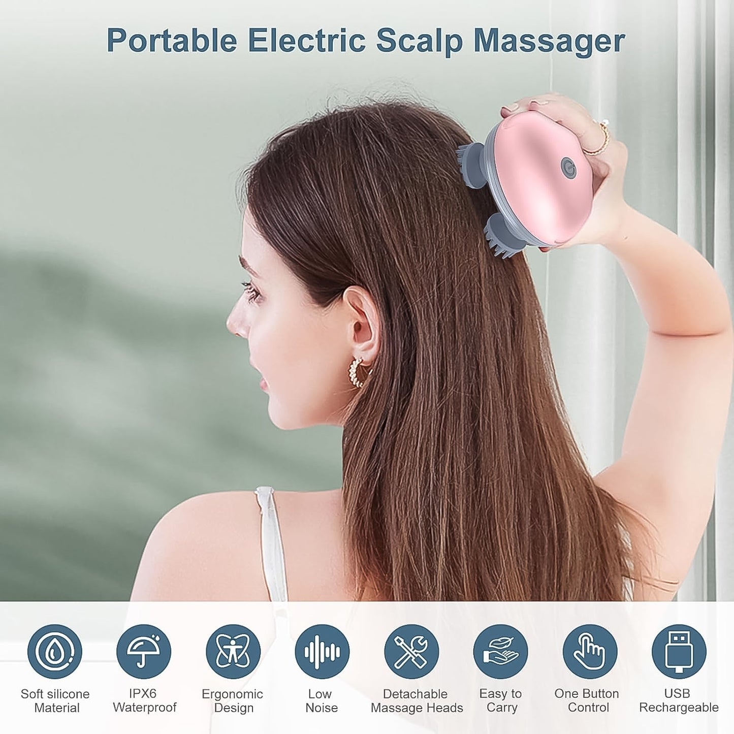 Smart Electric Scalp Massager Wukusy