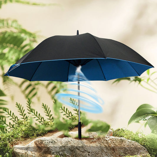 Sun Umbrella With Inside Fan