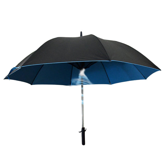 Sun Umbrella With Inside Fan Wukusy