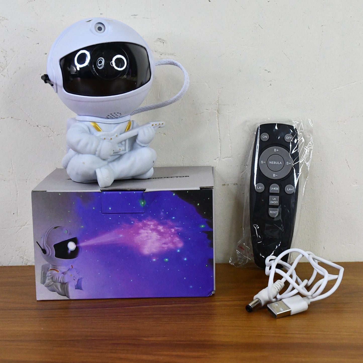Premium Astronaut Galaxy Projector Night Light With Remote Control Wukusy