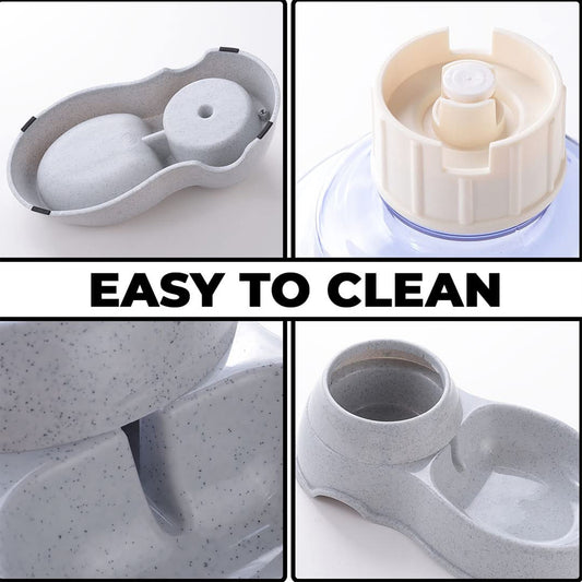 Automatic Pet Water Dispenser Self-dispensing Gravity Pet Feeder Water Cat Dog Feeding Bowl Drinking Water Wukusy