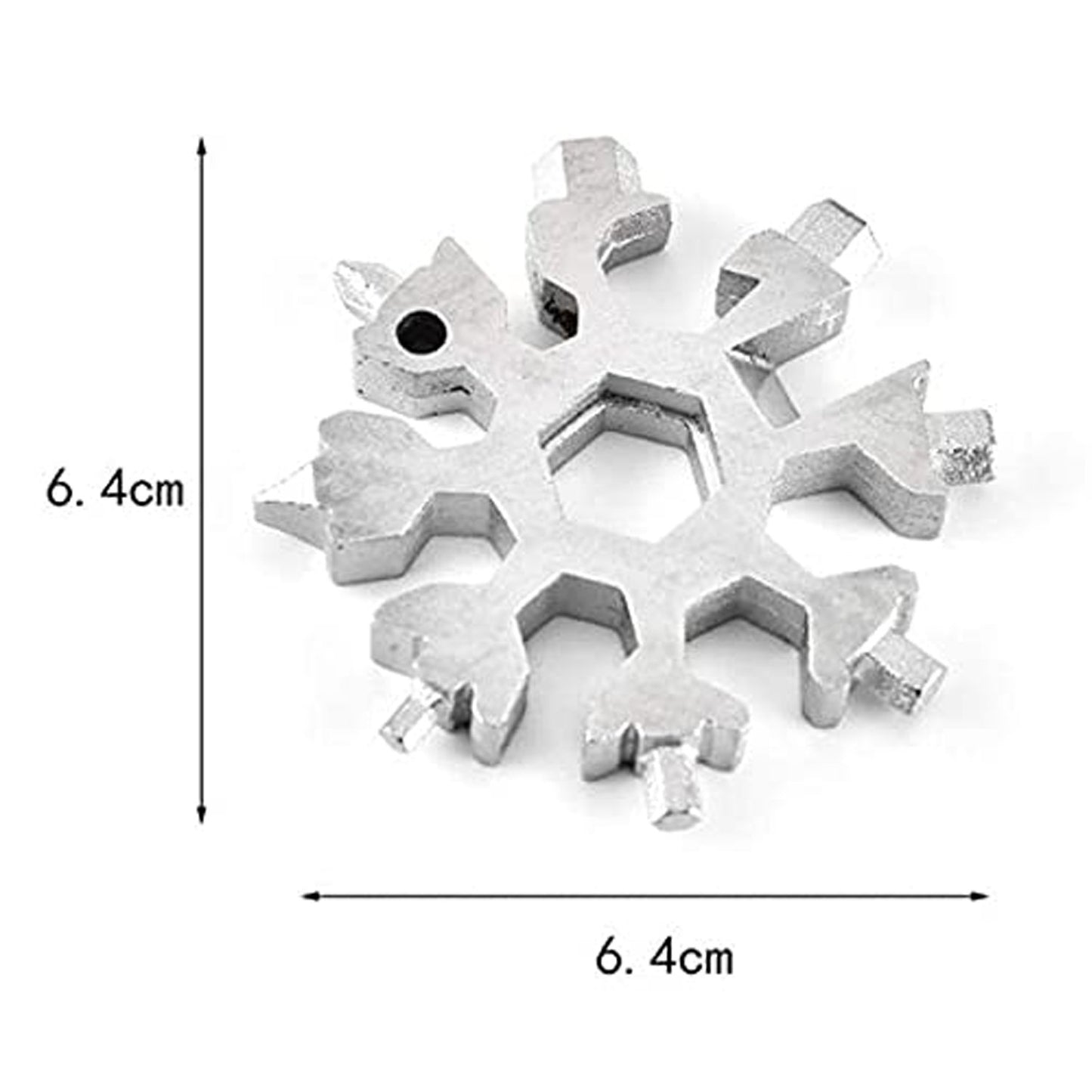 Stainless Steel Snowflake Multi-Tool & Bottle Opener