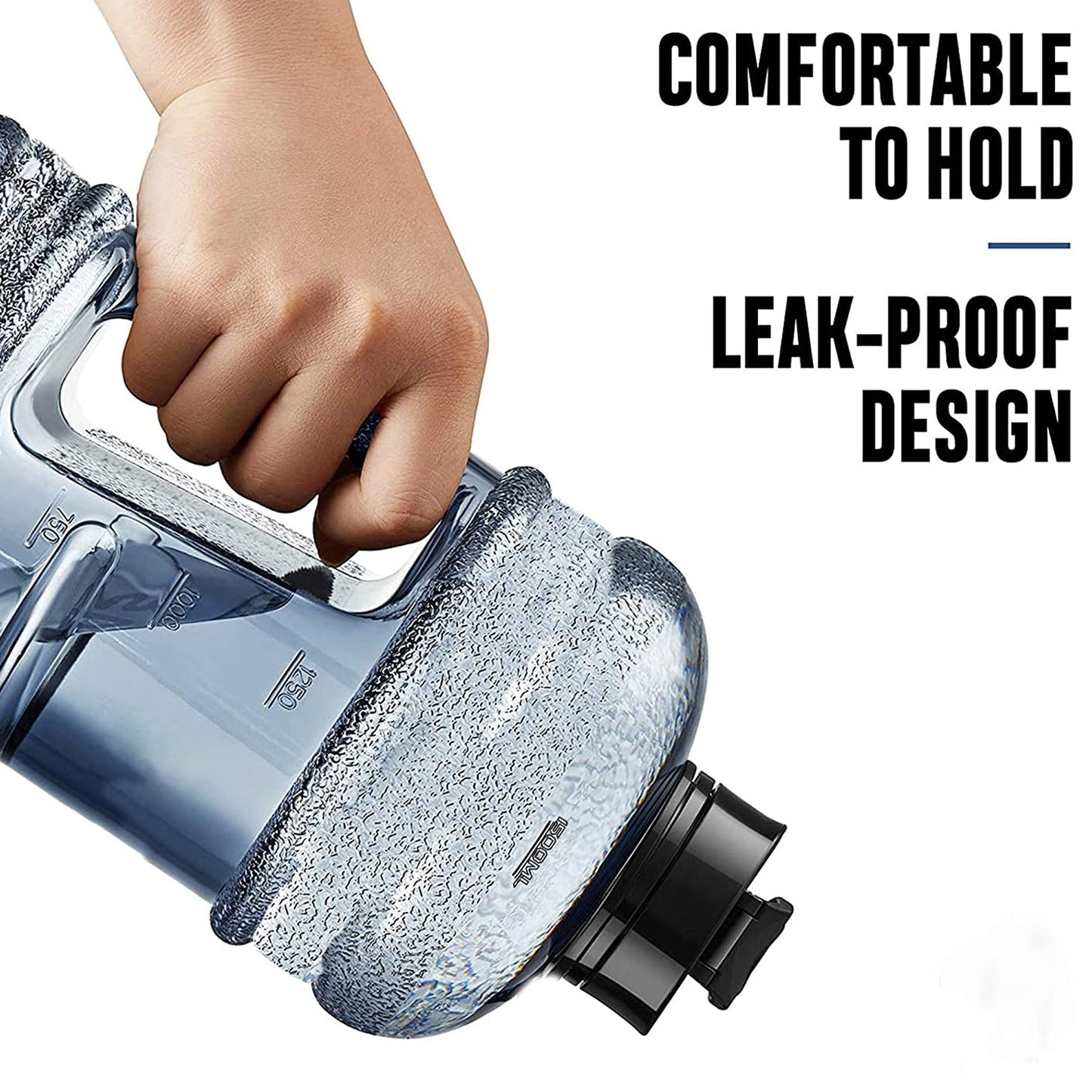 Daily Use Water Bottle – 1.5L with Mixer & Strainer