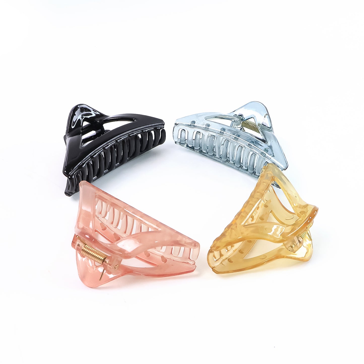 Triangle Plastic Hair Claw Clips - BuyItOnline