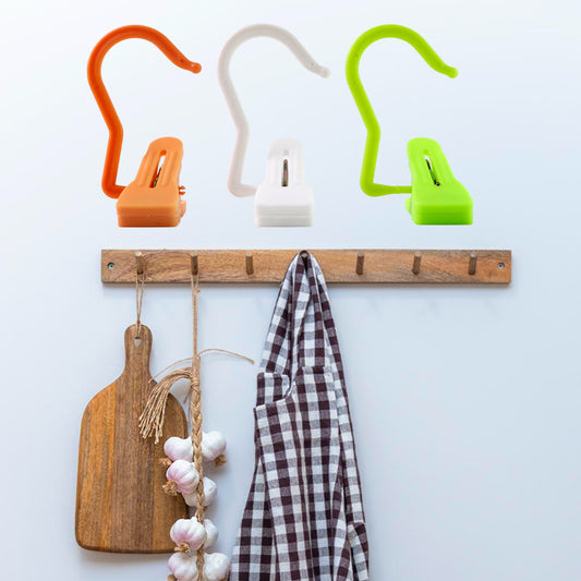Multipurpose Hanging Hook Clip (1 Pc Mix Color) Wukusy