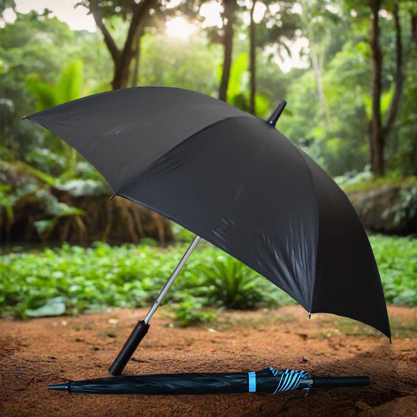 Sun Umbrella With Inside Fan