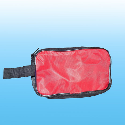 0845 Portable Travel Hand Pouchshaving Kit Bag For Multipurpose Use (Red) Wukusy