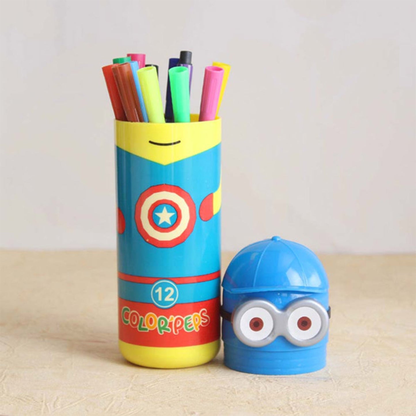 6175 Minions Sketch Pen Set With Attractive Designed Case (Pack Of 12)6175_12pen_minions_sketch_box Wukusy