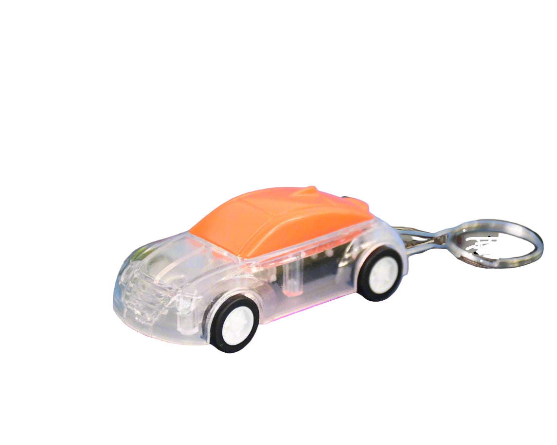 Mini Car Shape Led Keychain Light +(1 Pc Random Color)