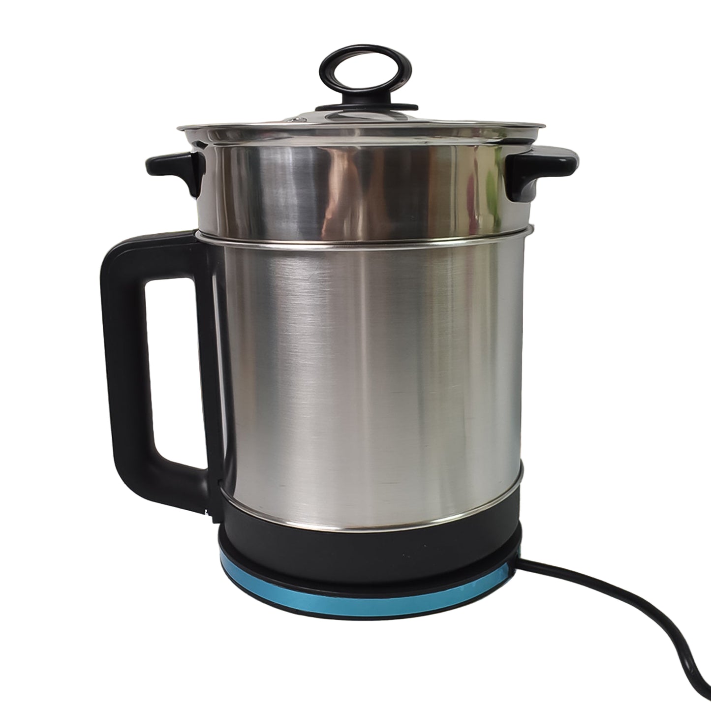Soup Pot With Lid Stainless Steel Multi Cooker Kettle (800w 2.5 Ltr.)