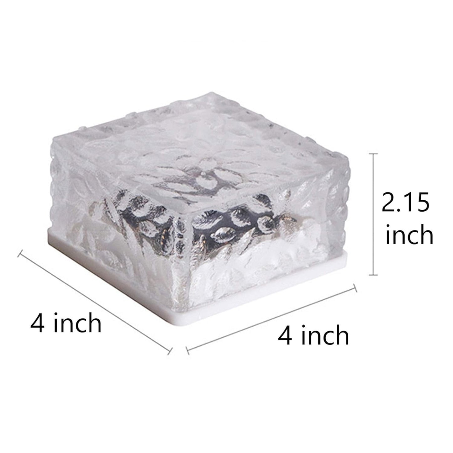 Solar Ice Cube Garden Light