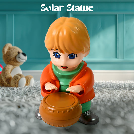 Creative Solar Drummer Car Aromatherapy Solar Powered Car Air Freshener (1 Pc) Wukusy