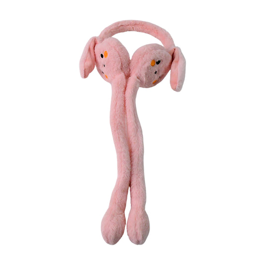 Cute Jumping Rabbit Ear Plush Winter Earmuffs - BuyItOnline