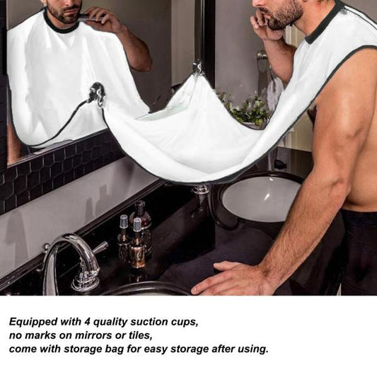 Beard Apron Hair Catcher Bib for Shaving & Grooming - BuyItOnline