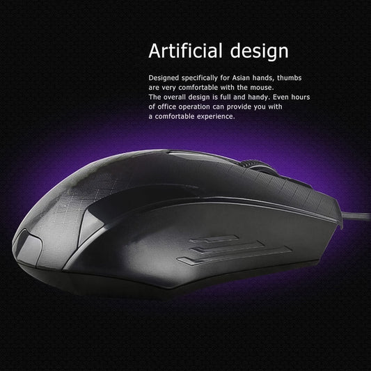 Computer Laptop Wired Optical Mouse Wukusy
