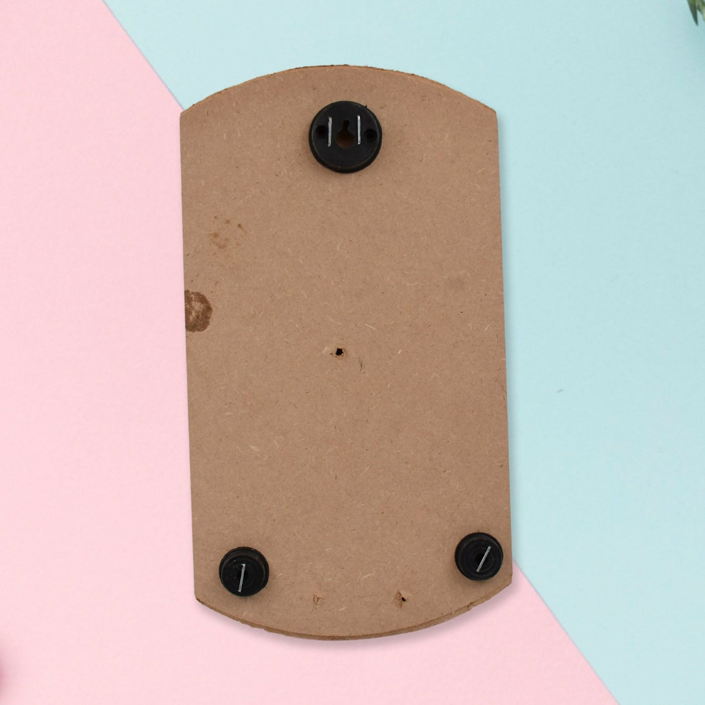 1583 Decorative Wooden Vertical Scenery With Hooks For Wall Hanging Wukusy