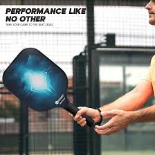 Konex Professional Fiberglass Pickleball Paddle With Cushion Grip Handle Wukusy