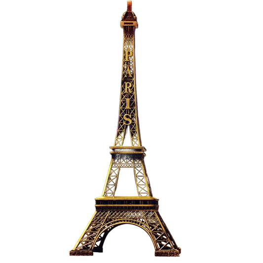 Antique 3D Metal Eiffel Tower Showpiece.