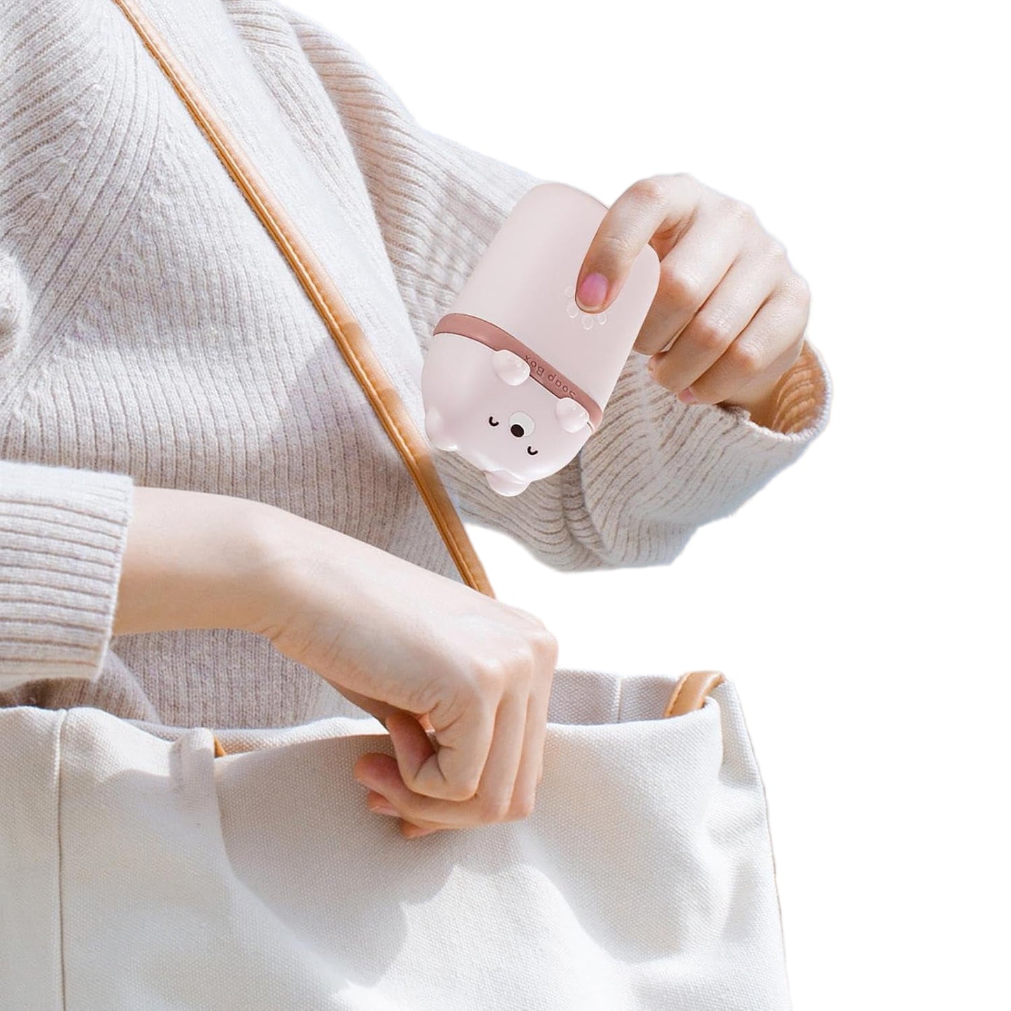 Cute Bear Shaped Soap Case (1 Pc)