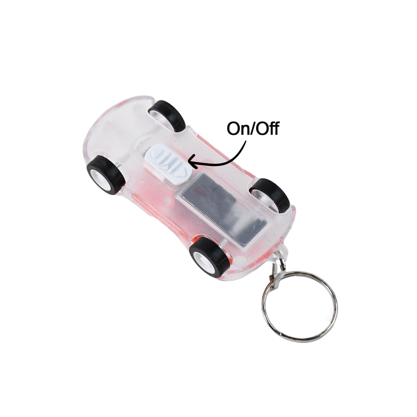 Mini Car Shape Led Keychain Light +(1 Pc Random Color)