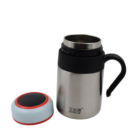 Stainless Steel Vacuum Insulated Mug Bottle with Handle - BuyItOnline