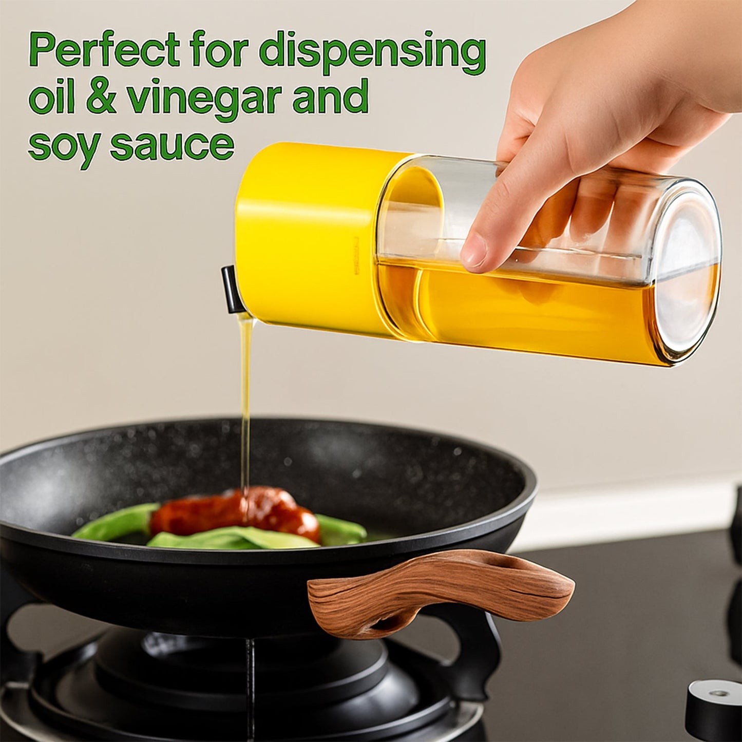 One-Touch Oil Bottle – 500ml