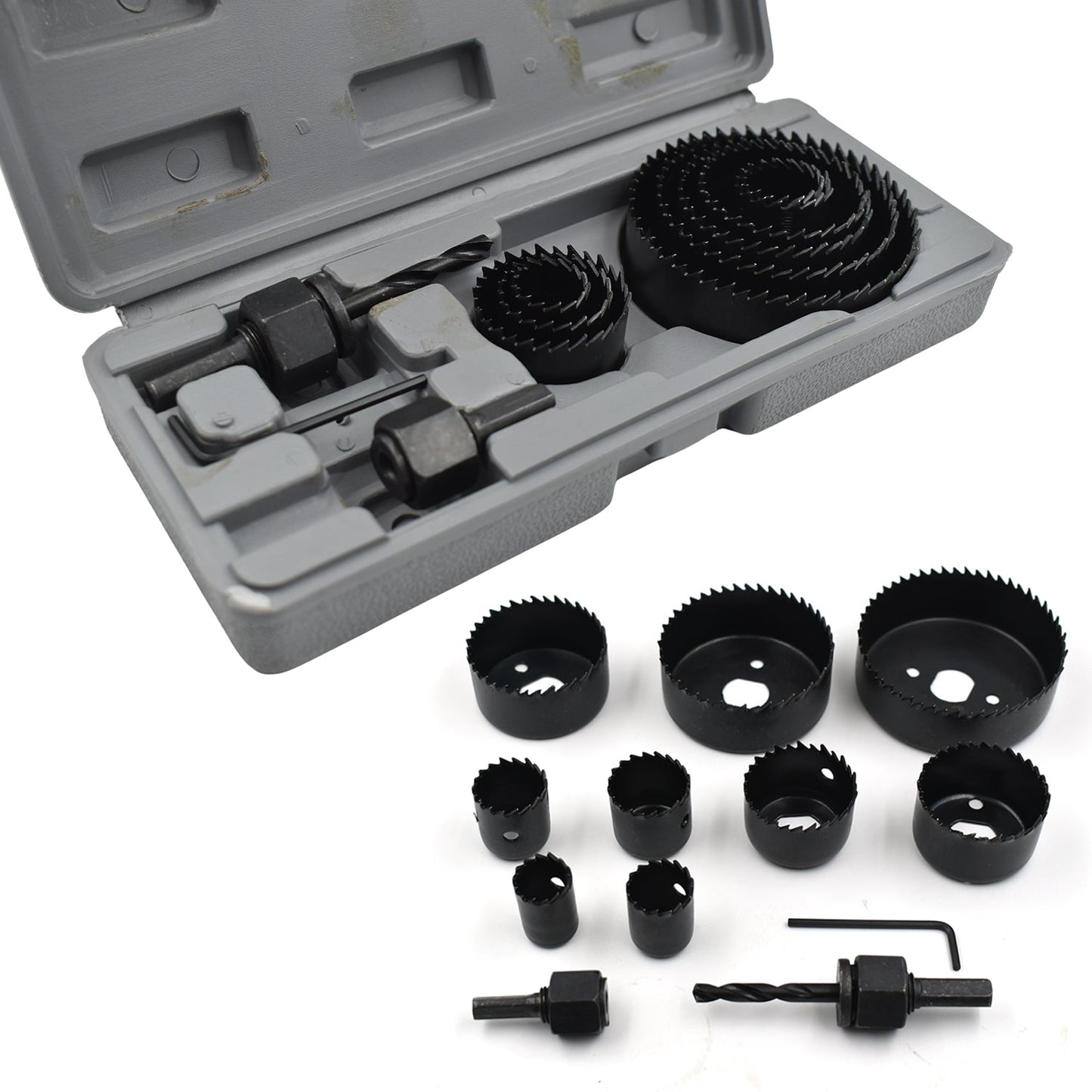 12 Pc Hole Saw Kit