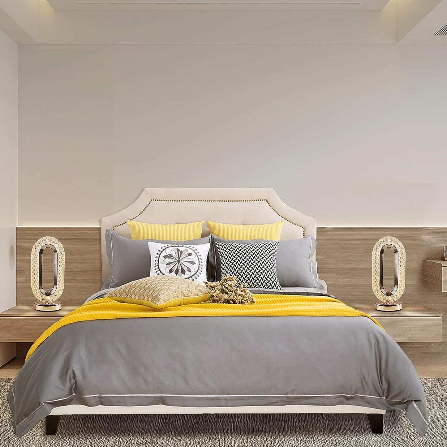 Touch Control Crystal Table Desk Lamp Wukusy