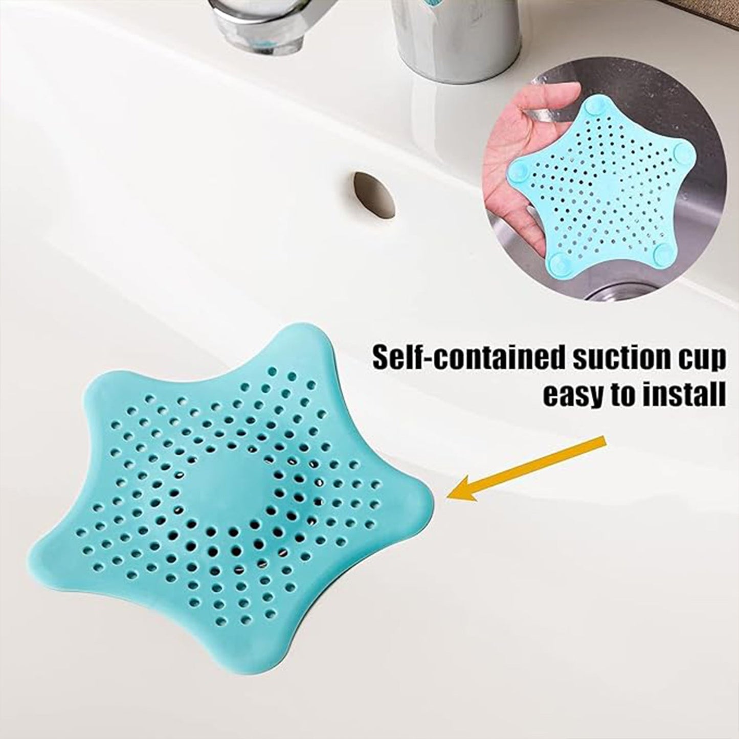 Starfish Shower Drain Protector Wukusy