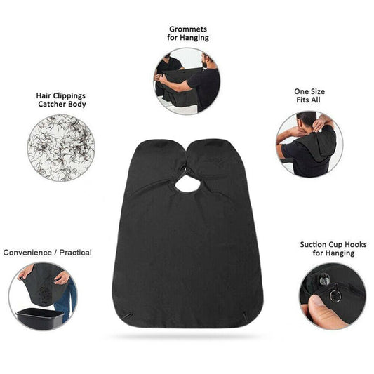 Hair Clippings Catcher Grooming Bib - BuyItOnline