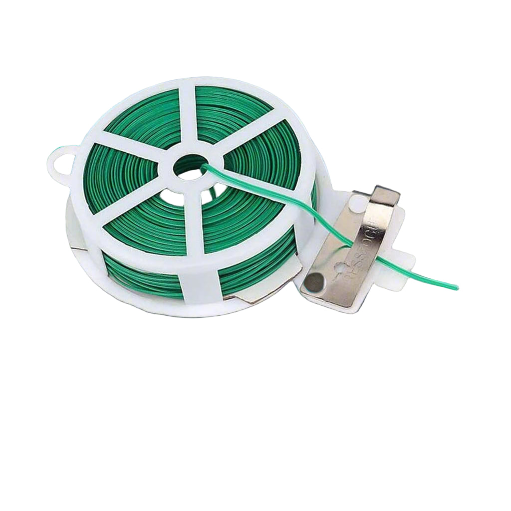 PVC-Coated Garden Wire with Cutter-30m Wukusy