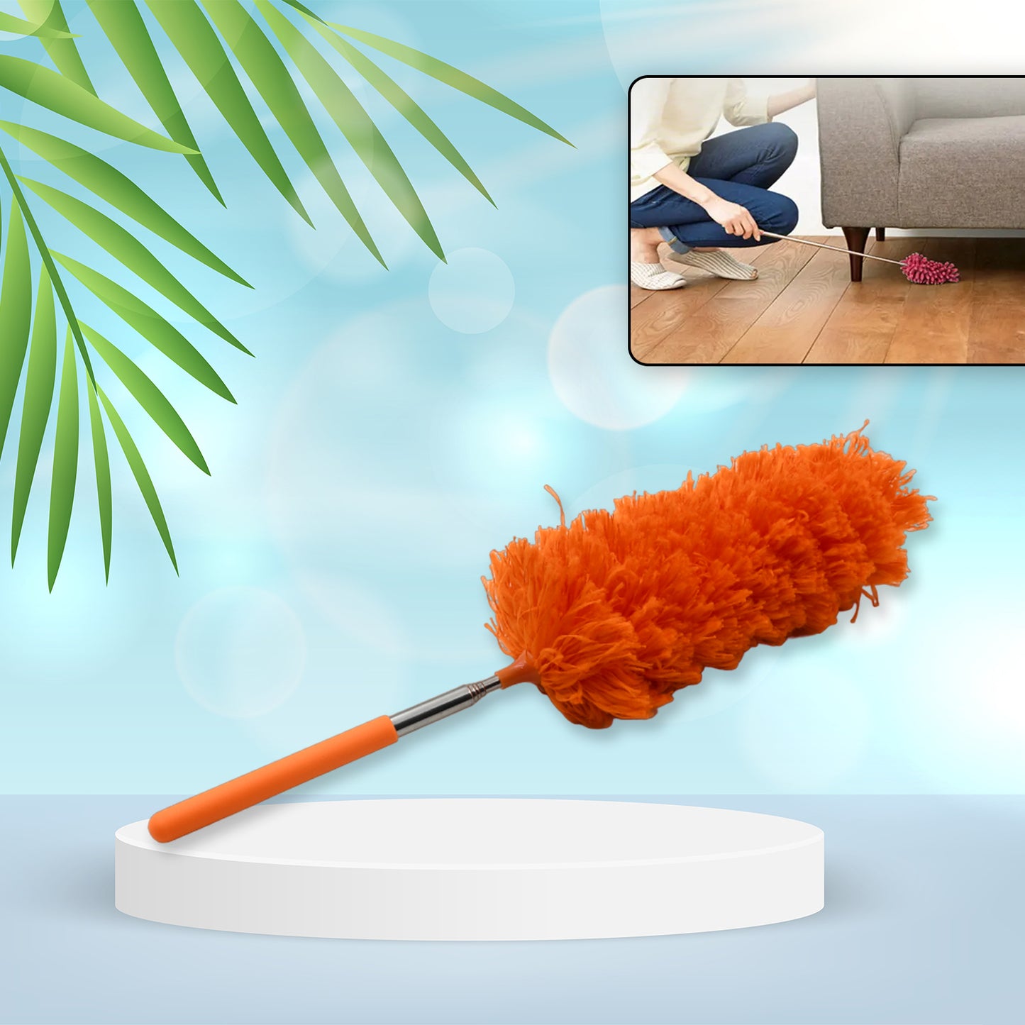 Adjustable Long Microfiber Duster
