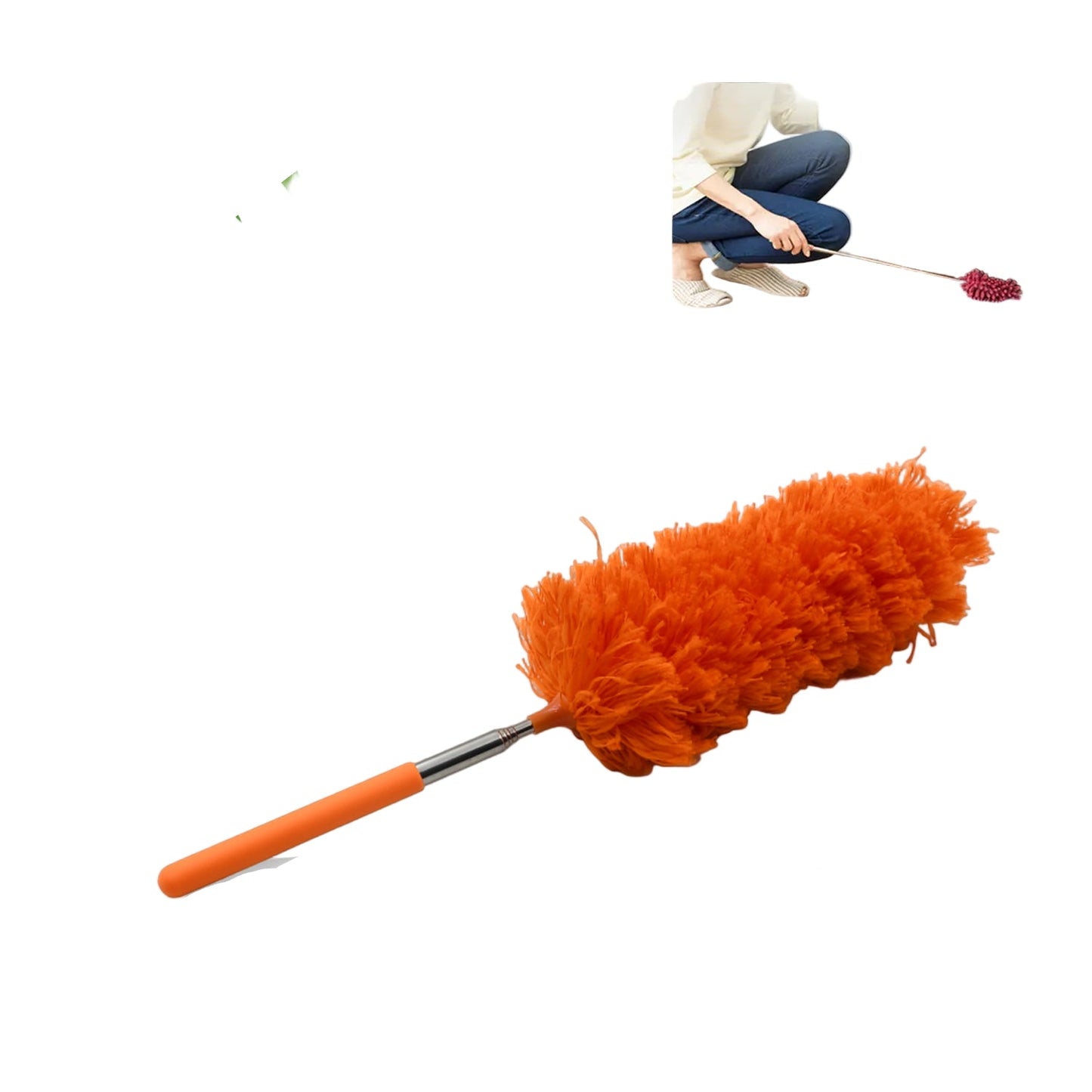 Adjustable Long Microfiber Duster Wukusy