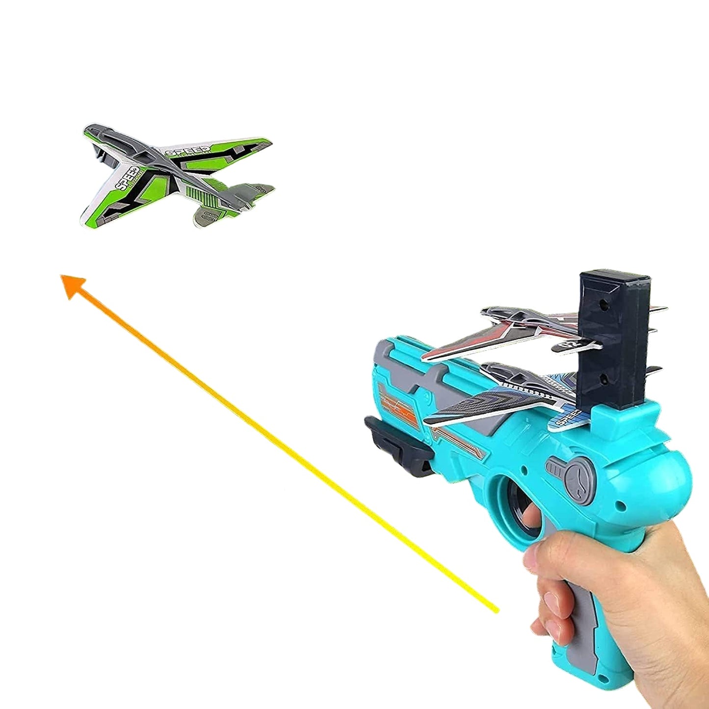 Airplane Launcher Gun With Foam Glider Planes Wukusy