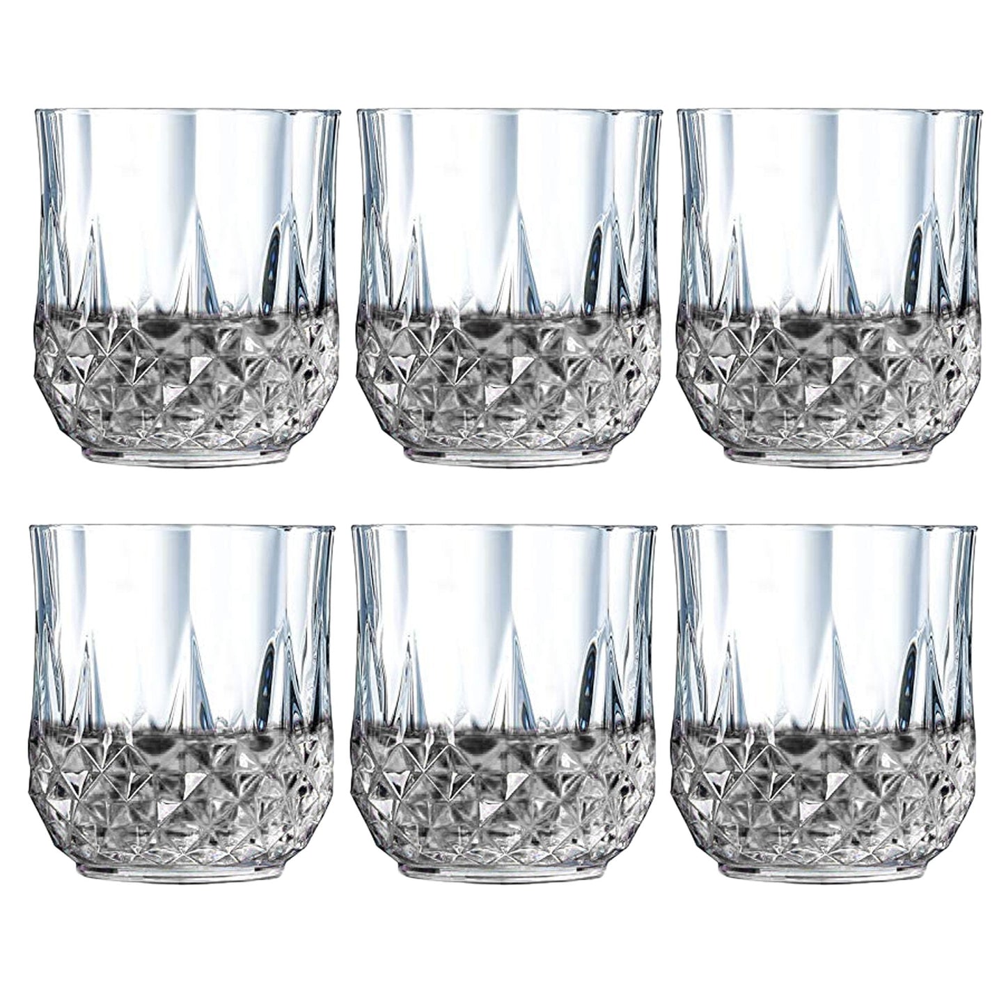 Heavy-Duty Transparent Glasses Set - BuyItOnline