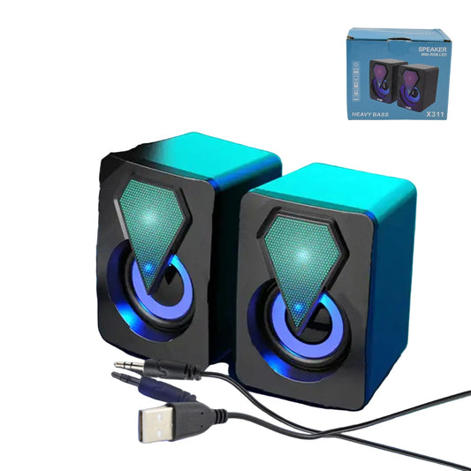 RGB Desktop Speakers Wukusy