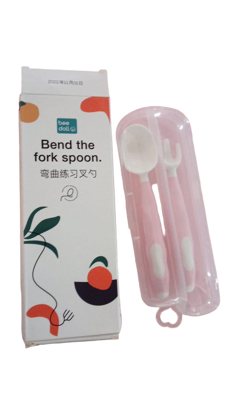Silicone Bendable Baby Spoon & Fork Set - BuyItOnline