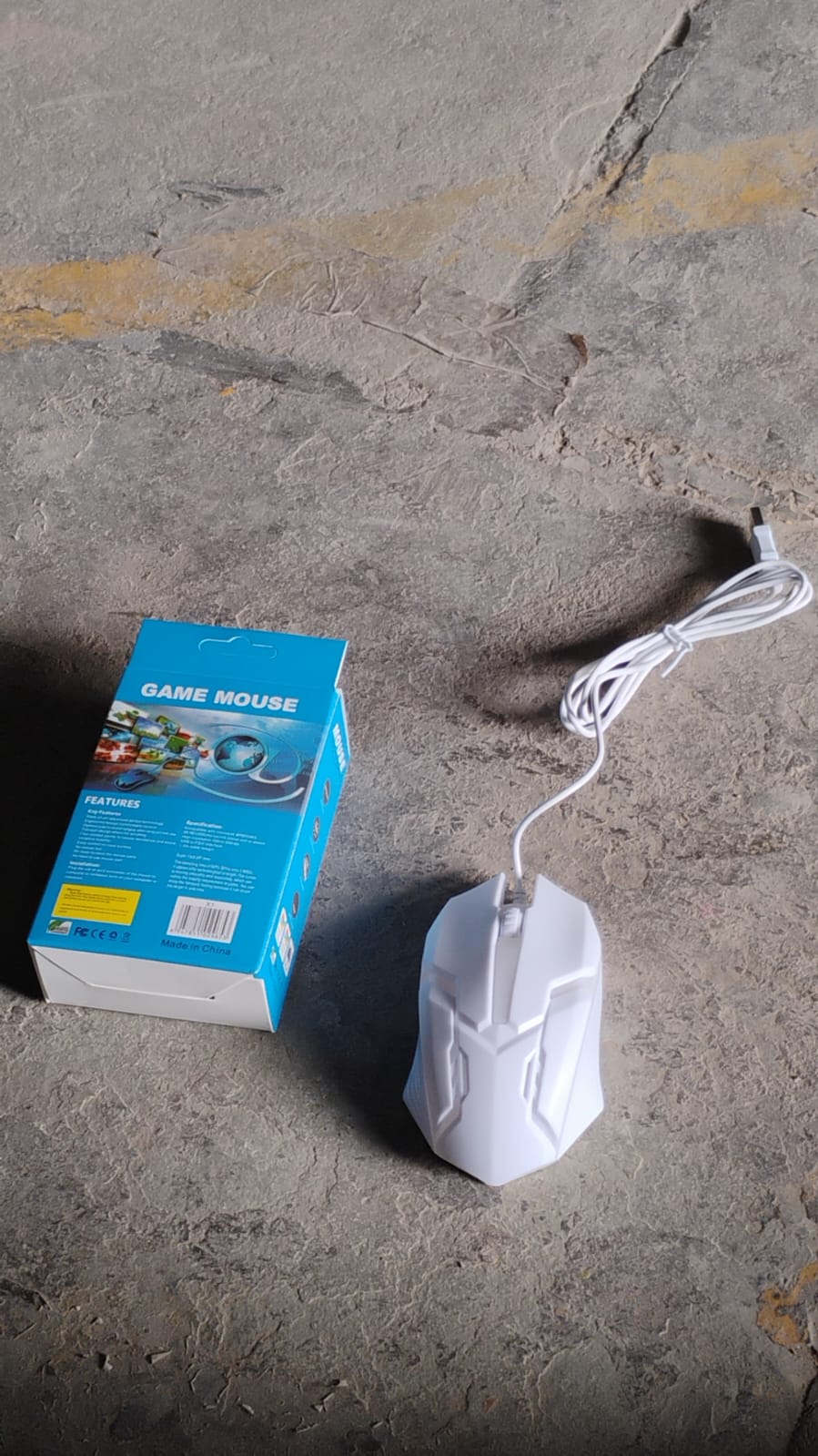 USB Wired Gaming Mouse with Colorful LED Lighting Wukusy