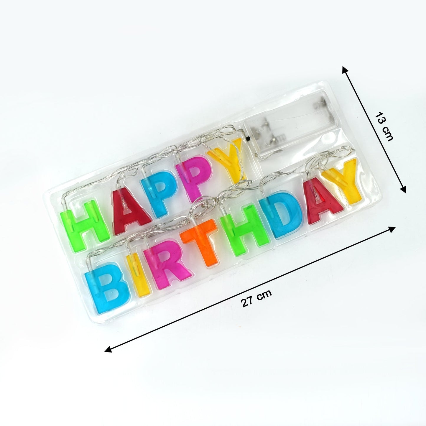 Happy Birthday LED Letter String Lights.