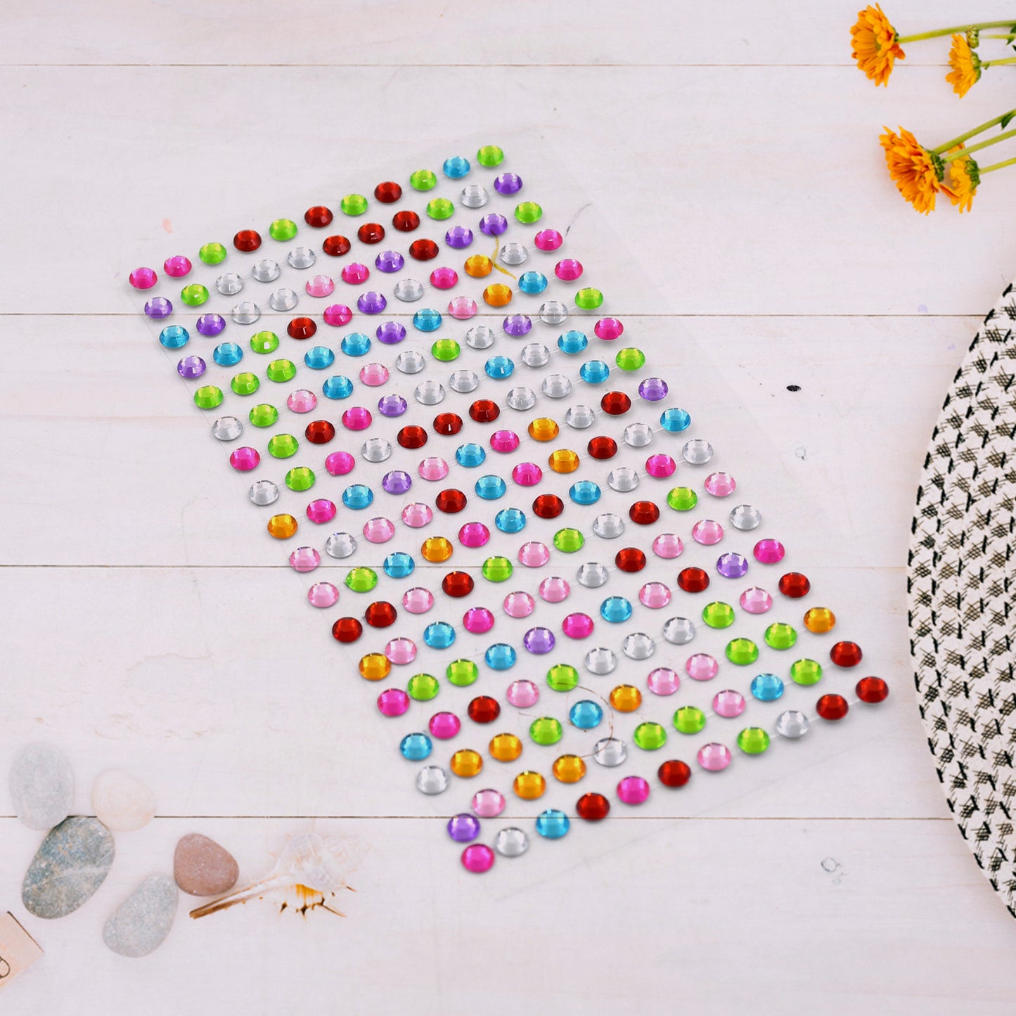 Self-Adhesive Shining Crystal Stickers