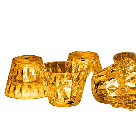 Cup Shape Crystal Table Lamp.