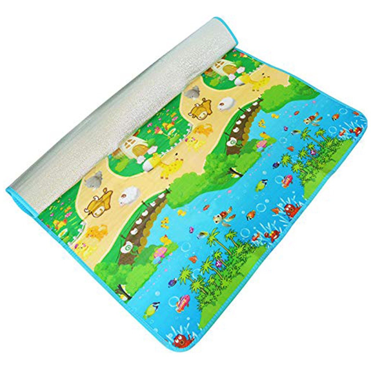 Foam Play Mat for Kids – Foldable & Waterproof Wukusy